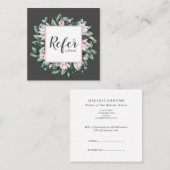 マグノリアとユーカリフローラ枠ダークグレー 紹介カード (正面/裏面)