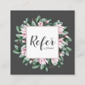 マグノリアとユーカリフローラ枠ダークグレー 紹介カード (正面)