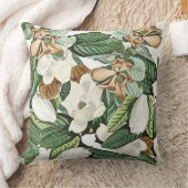 マグノリアによっては花の葉の装飾用クッションが開花します クッション (ブランケット)