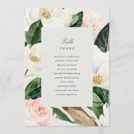 マグノリアのテーブル番号（座席付） メニュー