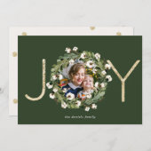 マグノリアのリースの喜び シーズンカード (正面/裏面)