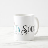 マグノリアの健全なマグ(新しいロゴ) コーヒーマグカップ (正面右)