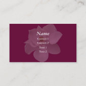 マグノリアの名刺 名刺 (裏面)