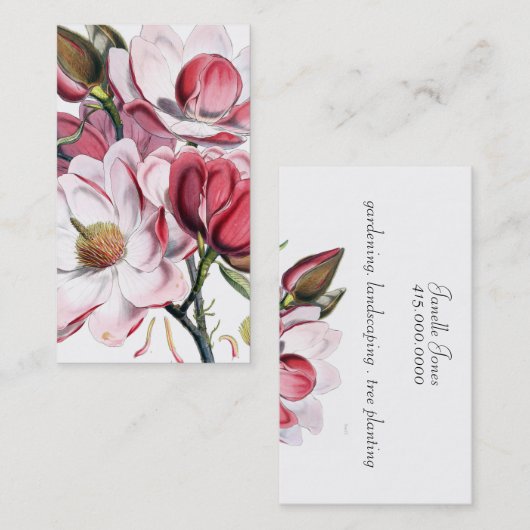 マグノリアの名刺 名刺 (正面/裏面)