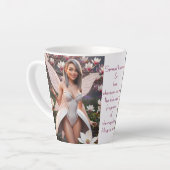 マグノリアの妖精 カフェラテマグ (左アングル)