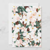 マグノリアの招待状、ブライダルシャワーとブランチ 招待状 (裏面)