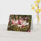 マグノリアの挨拶状 カード (黄色い花)