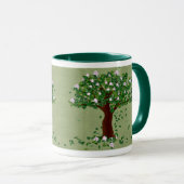 マグノリアの木のマグ マグカップ (正面右)