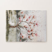 マグノリアの木の下 ジグソーパズル (横)