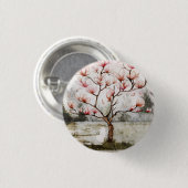 マグノリアの木の下 缶バッジ (正面&裏面)