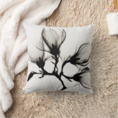 マグノリアの木の花 クッション (ブランケット)