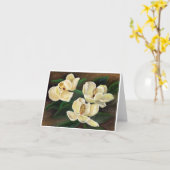 マグノリアの美しい カード (黄色い花)