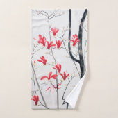 マグノリアの花々小林康慶 バスタオルセット (ハンドタオル)