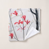 マグノリアの花々小林康慶 バスタオルセット (ウォッシュタオル)