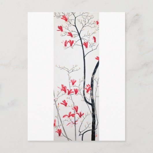 マグノリアの花々小林康慶 ポストカード (正面)