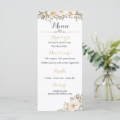 マグノリアの花が咲く披露宴 メニュー (スタンド正面)