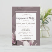 マグノリアの花のエンゲージメント 招待状 (スタンド正面)