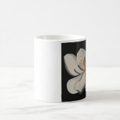 マグノリアの花の美術マグカップ クリームホワイトの花 コーヒーマグカップ (中央)