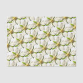 マグノリアの花開く　トロピカルフラワー　サマーのウェディング 薄葉紙 (正面)