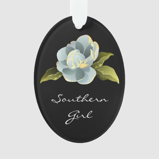 マグノリアの花 オーナメント (正面)