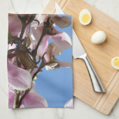 マグノリアの花 キッチンタオル (四つ折り)