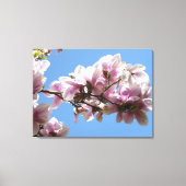 マグノリアの花 キャンバスプリント (正面)