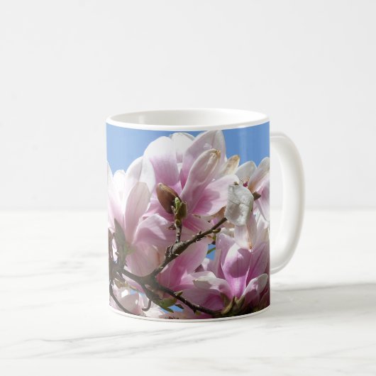 マグノリアの花 コーヒーマグカップ (正面右)