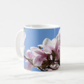 マグノリアの花 コーヒーマグカップ (正面左)