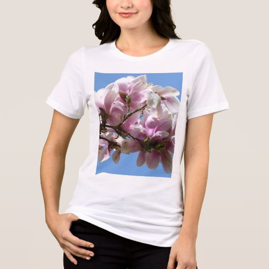 マグノリアの花 トライブレンドTシャツ (正面)