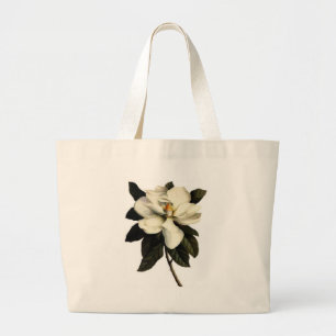 マグノリアの花-バッグ ラージトートバッグ