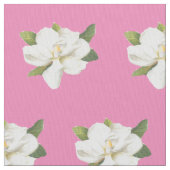 マグノリアの花 ファブリック (クローズアップ)
