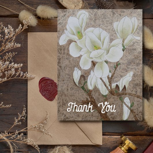 マグノリアの花 ポストカード