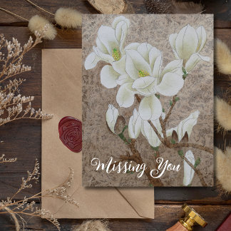 マグノリアの花 ポストカード