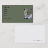 マグノリアの花 名刺 (正面/裏面)