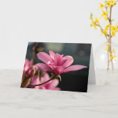 マグノリアの花Notecard カード (黄色い花)