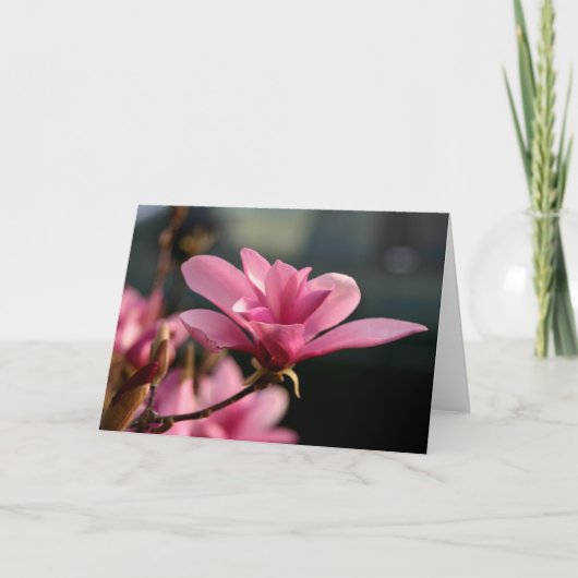 マグノリアの花Notecard カード (正面)
