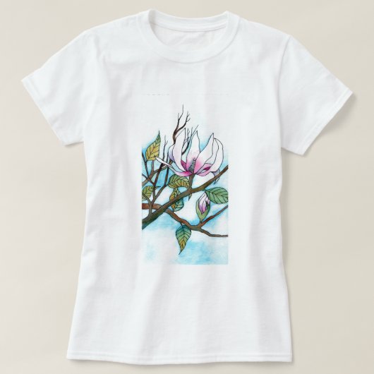 マグノリアのTシャツ Tシャツ (デザイン正面)