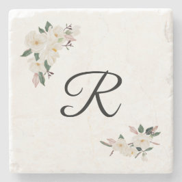 マグノリアイニシャルコースター ストーンコースター