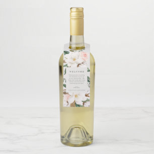 マグノリアウェルカムボトルハンガー ボトルネックタグ