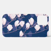 マグノリアエレガンス：ネイビー春開花 Case-Mate iPhoneケース (裏面 (横))