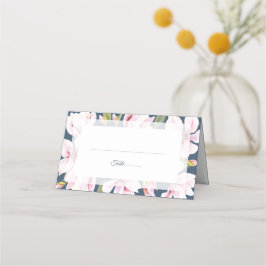 マグノリアエレガントのテー結婚ブル プレイスカード