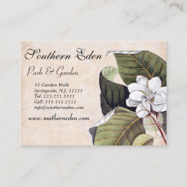 マグノリアエレガントコラージュヴィンテージガーデン 名刺