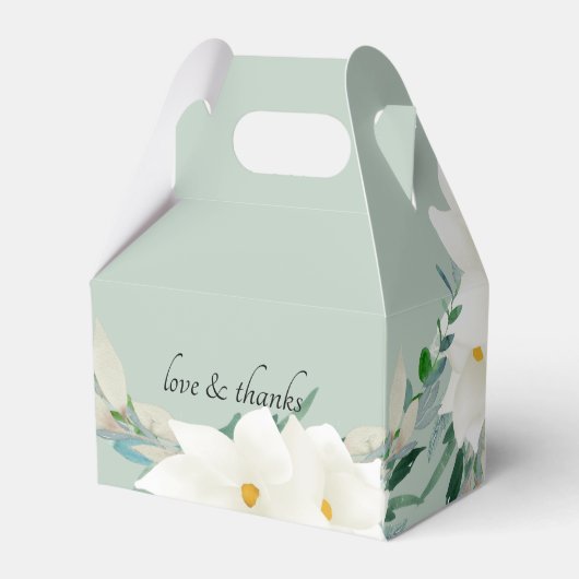 マグノリアエレガントス結婚セージ・グリーン フェイバーボックス (裏面サイド)