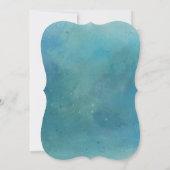 マグノリアエレガントフローラモダンタイポグラフィ 招待状 (裏面)