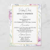 マグノリアエレガントフローラ結婚の詳細 エンクロージャーカード (正面)