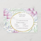 マグノリアエレガントフローラRSVP 出欠カード (正面/裏面)