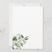 マグノリアエレガントブライダルシャワー 招待状 (裏面)