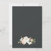 マグノリアエレガントブルーグレーリハーサルディナー 招待状 (裏面)