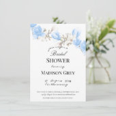 マグノリアエレガントブロッサムブライダルシャワー 招待状 (スタンド正面)