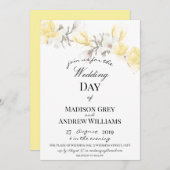 マグノリアエレガントブロッサム結婚ズ 招待状 (正面/裏面)